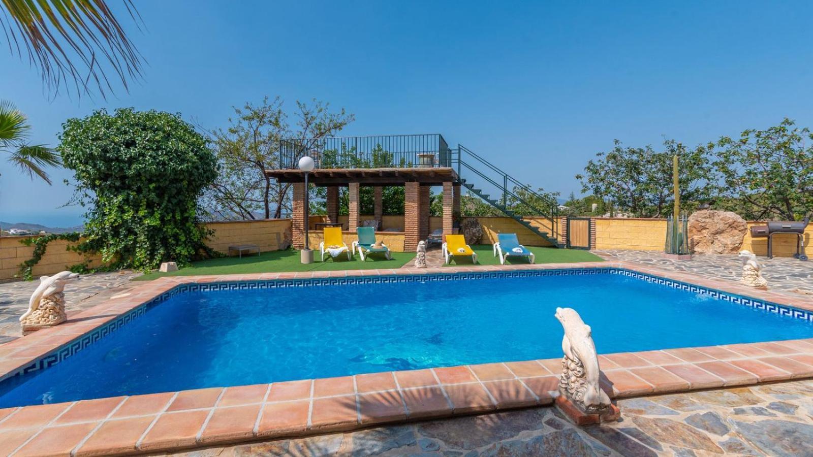 Villa Paraiso Andaluz Sedella By Ruralidays 外观 照片