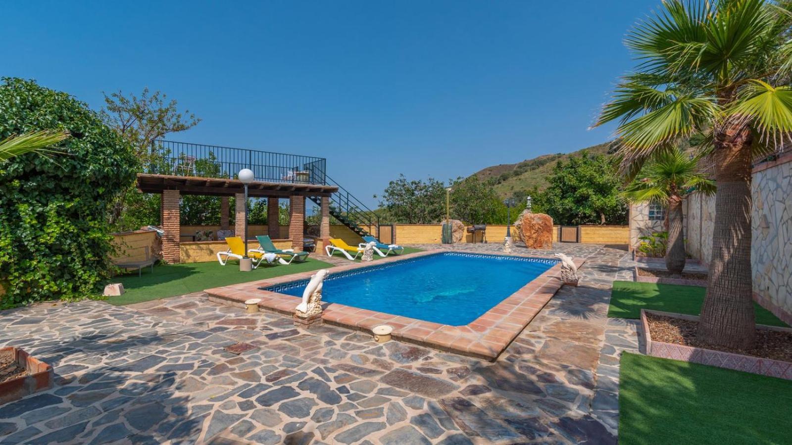 Villa Paraiso Andaluz Sedella By Ruralidays 外观 照片